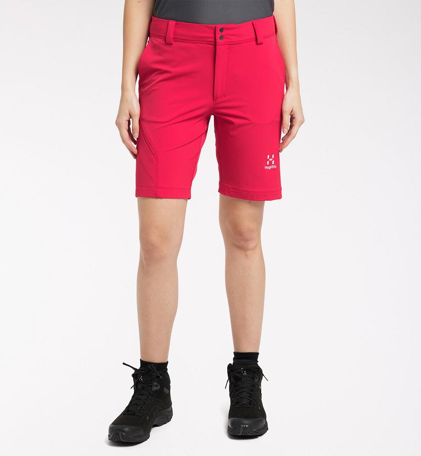 Haglöfs Morän Shorts Red For Womens KOHFU4789 Australia